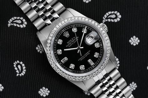 rolex quadrante nero brillanti|Acquista Rolex Datejust su Chrono24.